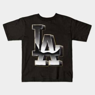 LA silver vintage Kids T-Shirt